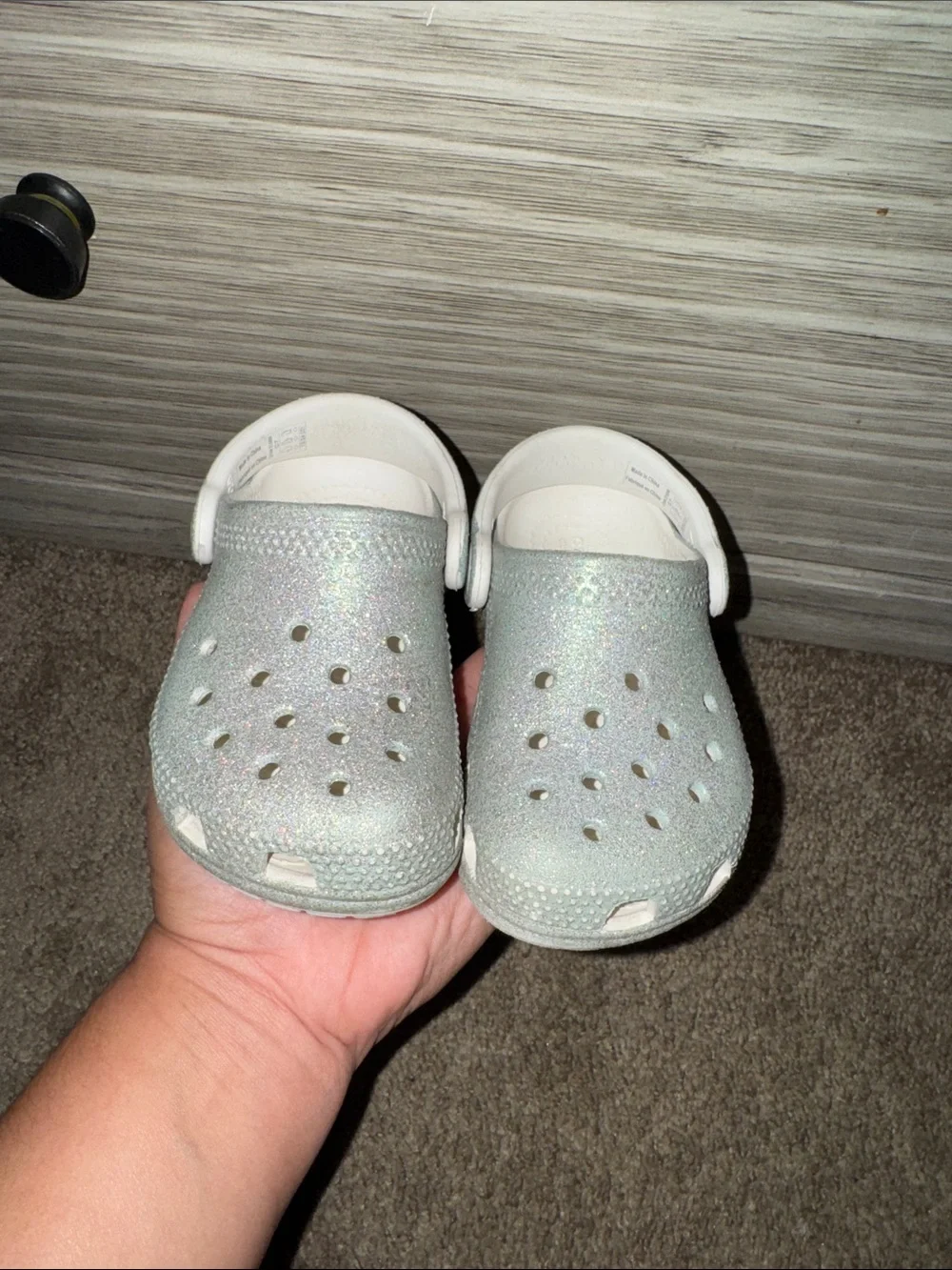 Crocs Kids Glitter Classic Clog
